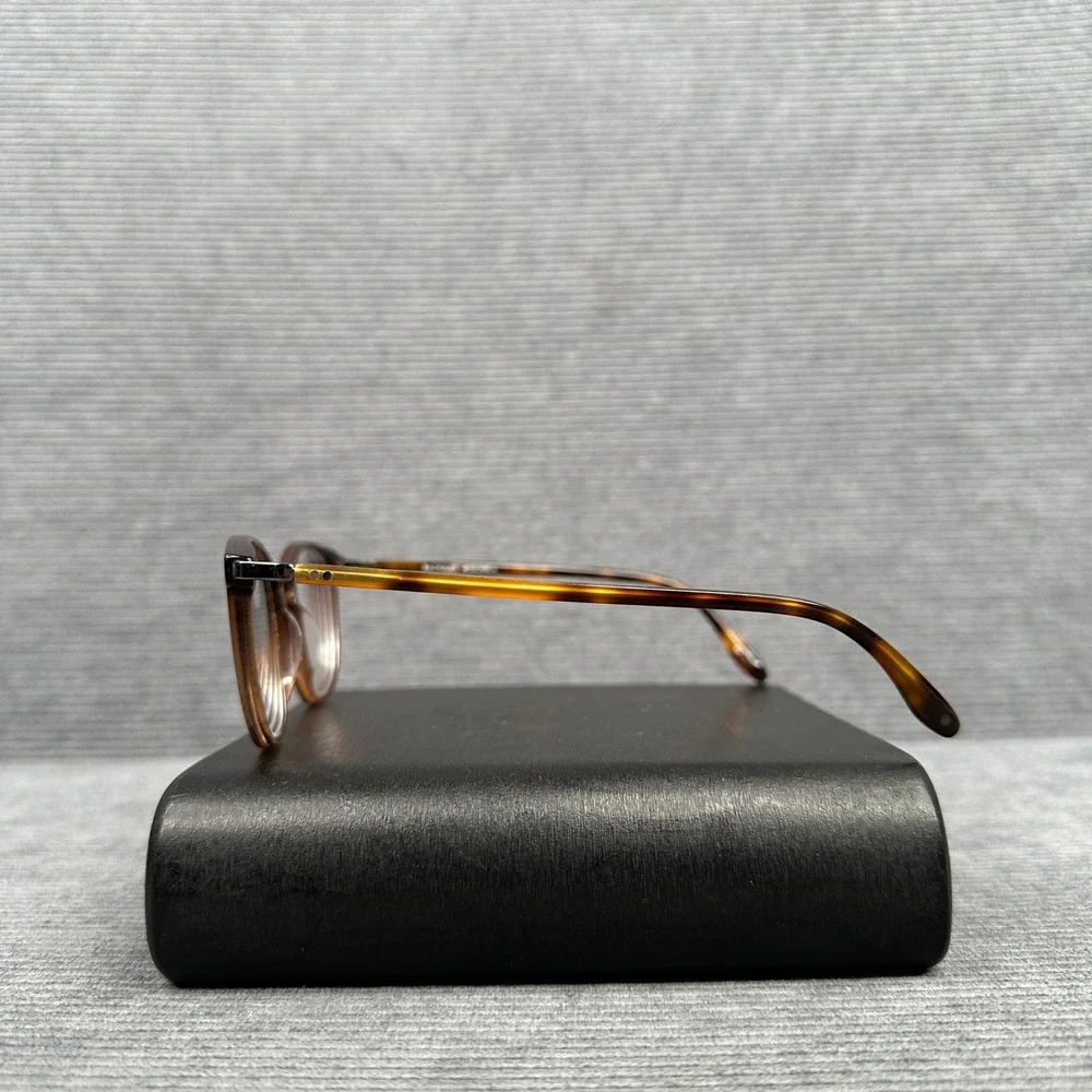 Badgley Mischka Penjen Brown Tortoise Round Eyeglasses 51-21-145 Y2k